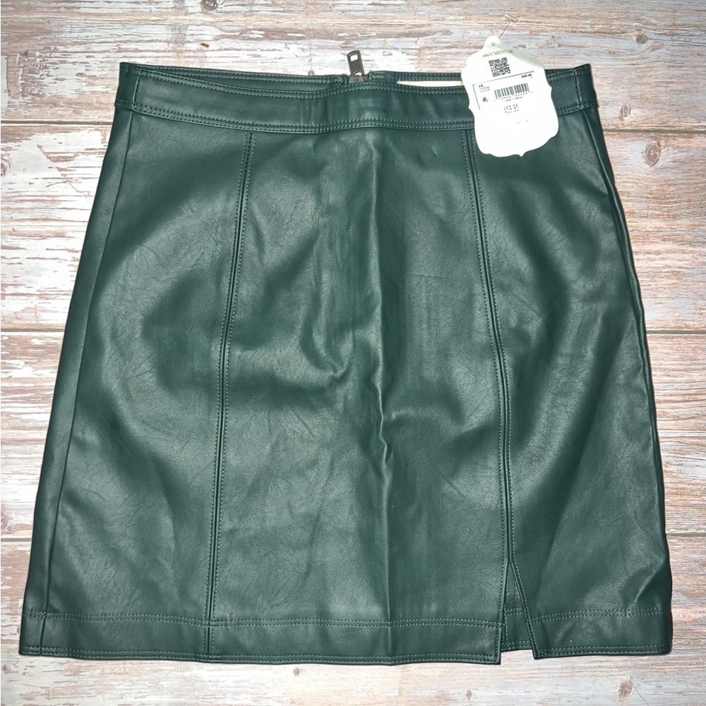 Altar'd State Green Mini Pencil Skirt for Work
